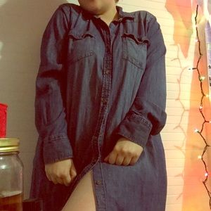 Jean jacket dress
